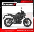 complete exhaust system with muffler DOMINATOR Full System S3 BLACK fits to Yamaha MT 125 2021  2024 5