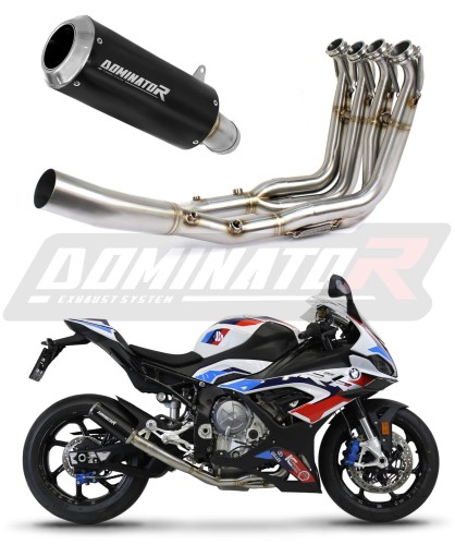complete exhaust system with muffler DOMINATOR Full System GP BLACK fits to BMW S1000RR 2019  2026