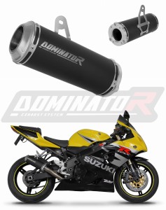 Suzuki GSXR 1000 K1 - K4 2001 - 2004 Exhaust Silencer Muffler GP BLACK + dB killer
