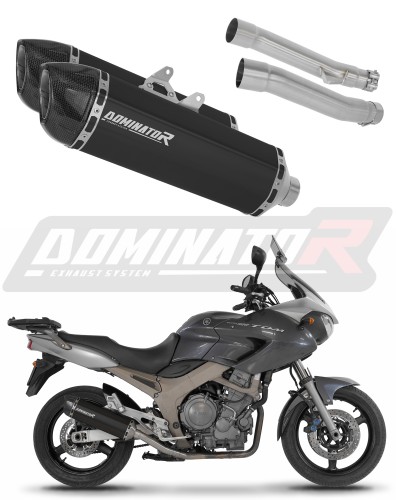 exhaust muffler DOMINATOR HP1 BLACK fits to Yamaha TDM 900 2002  2013
