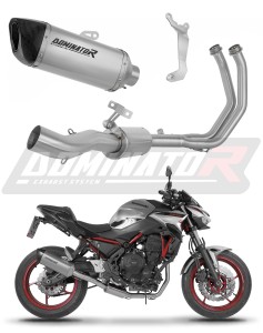 Kawasaki Z650 2023 - 2026 Full Exhaust System Collector Silencer Titanium HP6 + dB killer
