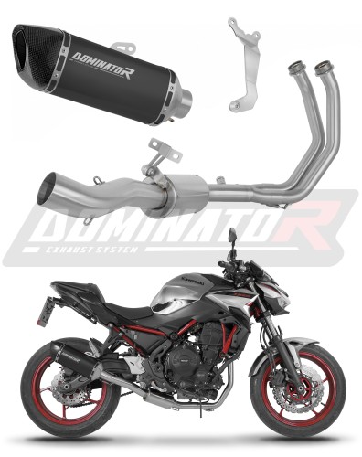 Kawasaki Z650 2023 - 2026 Full system Kolektor wydech tłumik HP6 BLACK + dB killer