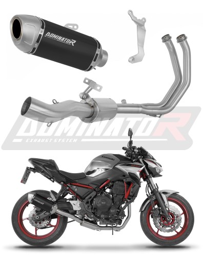 Kawasaki Z650 2023 - 2026 Full system Kolektor wydech tłumik S6 BLACK + dB killer