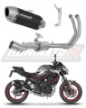 kompletny układ wydechowy z tłumikiem DOMINATOR Full System S6 CZARNY pasujący do motocykla Kawasaki Ninja 650 2023 - 2026