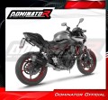 complete exhaust system with muffler DOMINATOR Full System S6 BLACK fits to Kawasaki Z650 2023  2026 4