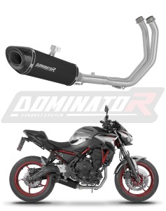 Kawasaki Z650 2023 - 2026 Full Exhaust System Collector Silencer HP8 BLACK + dB killer
