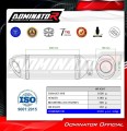 Kawasaki Z650 2023 - 2026 Full system Kolektor wydech tłumik HP8 BLACK + dB killer