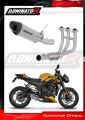 complete exhaust system with muffler DOMINATOR Full System titanium HP8 fits to Triumph STREET TRIPLE 765 S / R / RS 2023  2024 6