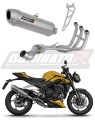 kompletny układ wydechowy z tłumikiem DOMINATOR Full System S6 pasujący do motocykla Triumph STREET TRIPLE 765 S / R / RS 2023 - 2024 5