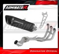 kompletny układ wydechowy z tłumikiem DOMINATOR Full System HP6 CZARNY pasujący do motocykla Triumph STRE