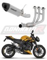 complete exhaust system with muffler DOMINATOR Full System titanium HP8 fits to Triumph Street Triple 765 RS 2024  2025 4