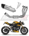 complete exhaust system with muffler DOMINATOR Full System titanium HP6 fits to Triumph Speed Triple 1200 RS / RR 2021  2024