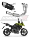 complete exhaust system with muffler DOMINATOR Full System S6 BLACK fits to Triumph Tiger Sport 660 2025  2026