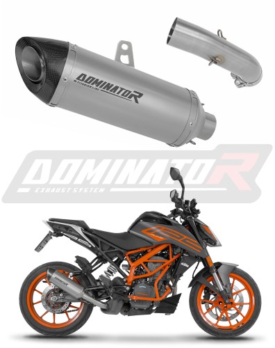 exhaust muffler DOMINATOR titanium HP8 fits to KTM 125 Duke 2021  2023