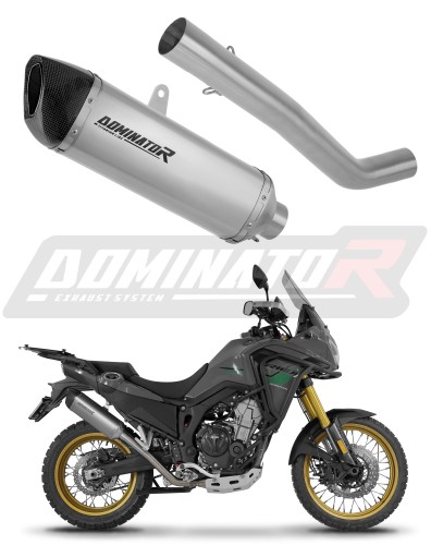 exhaust muffler DOMINATOR titanium HP6 fits to Rieju Aventura 500 2023  2026