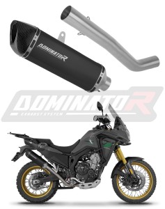 Rieju Aventura 500 2023 - 2026 Exhaust Silencer Muffler HP6 BLACK + dB killer