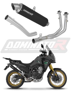 Rieju Aventura 500 2023 - 2026 Full Exhaust System Collector Silencer GPF BLACK + dB killer
