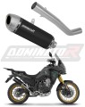 complete exhaust system with muffler DOMINATOR Full System S6 BLACK fits to Rieju Aventura 500 2023  2026