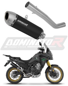 Rieju Aventura 500 2023 - 2026 Full Exhaust System Collector Silencer S6 BLACK + dB killer