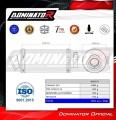 exhaust muffler DOMINATOR GP1 BLACK fits to Kawasaki Z750 2007  2013