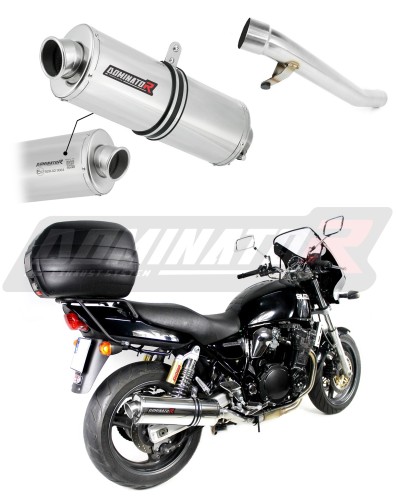 wydech tłumik DOMINATOR Homologowany Owalny pasujący do motocykla GSX 750 INAZUMA 1998 - 2003 2