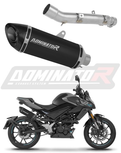 wydech tłumik DOMINATOR HP8 CZARNY pasujący do motocykla CF MOTO 125 NK 2025 - 2026