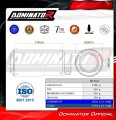 exhaust muffler DOMINATOR GPS fits to Kawasaki Z900 2025 2026 5