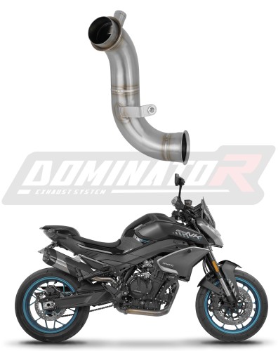 decat mid muffler DOMINATOR Mid pipe fits the motorcycle CF MOTO 800 NK 2023 2026 1
