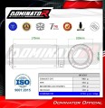 exhaust muffler DOMINATOR GPS fits the motorcycle CF MOTO 800 NK 2023 2026 5