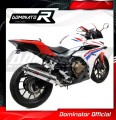 CBR 500 R EXHAUST Honda Muffler Auspuff Sportauspuff Silencer Echappement Silencieux Scarico Scarichi Escape Wydech Tłumik ROUND 2016 - 2019 Dominator 2