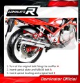 GSF 400 BANDIT EXHAUST Suzuki Muffler Auspuff Sportauspuff Silencer Echappement Silencieux Scarico Scarichi Escape Wydech Tłumik OVAL 1996 - 1997 Dominator 3