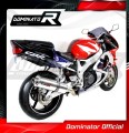 CBR 900 RR FIREBLADE SC33 EXHAUST Honda Muffler Auspuff Sportauspuff Silencer Echappement Silencieux Scarico Scarichi Escape Wydech Tłumik OVAL 1996 - 1999 Dominator 2