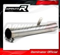 ZX6R ZX636 Exhaust Cat Eliminator Catalyst Catalytic Converter Linkpipe Decat Downpipe  2009 - 2016 DOMINATOR 