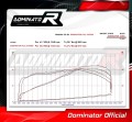 YZF-R3 300 EXHAUST FULL SYSTEM Yamaha Muffler Auspuff Sportauspuff Silencer Echappement Silencieux Scarico Scarichi Escape Wydech Tłumik Carbon Tip HP3 2015 - 2017 DOMINATOR 3