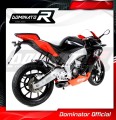 RS4 125 Exhaust Aprilia Muffler Auspuff Sportauspuff Silencer Echappement Silencieux Scarico Scarichi Escape Carbon Tip HP4 2012 - 2017 Dominator 2
