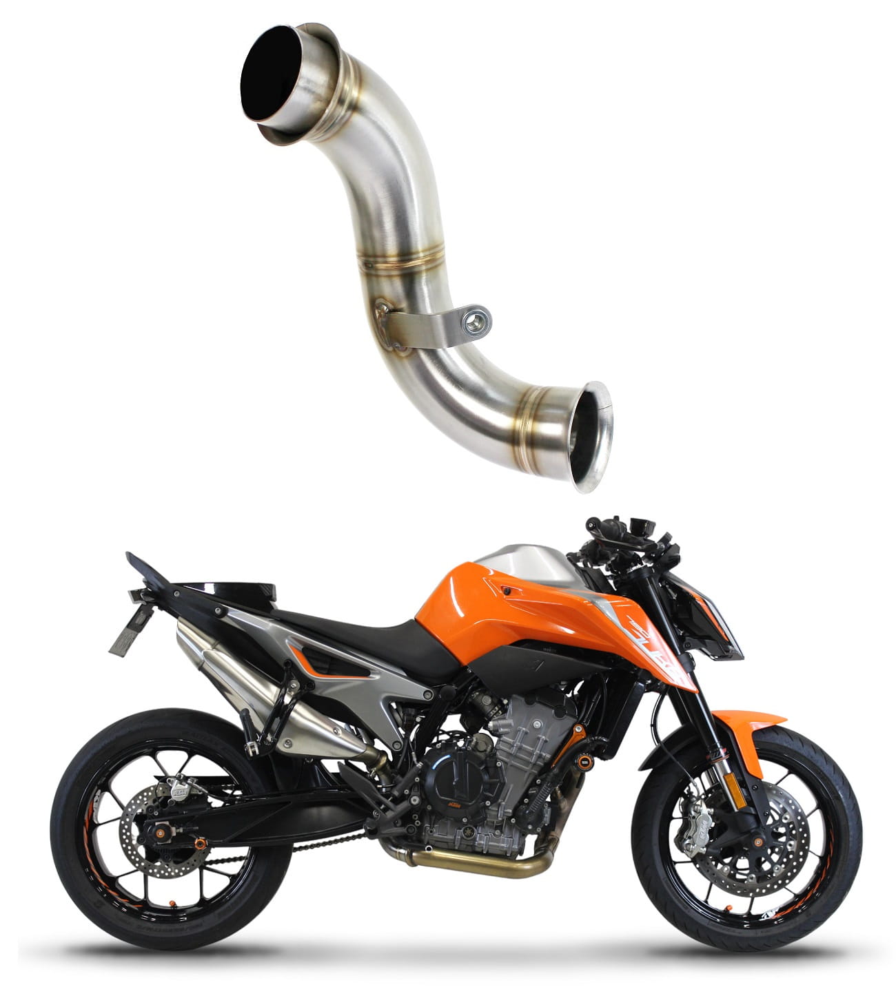 890 DUKE / DUKE R Exhaust Cat Eliminator DECAT 2020 - 2023