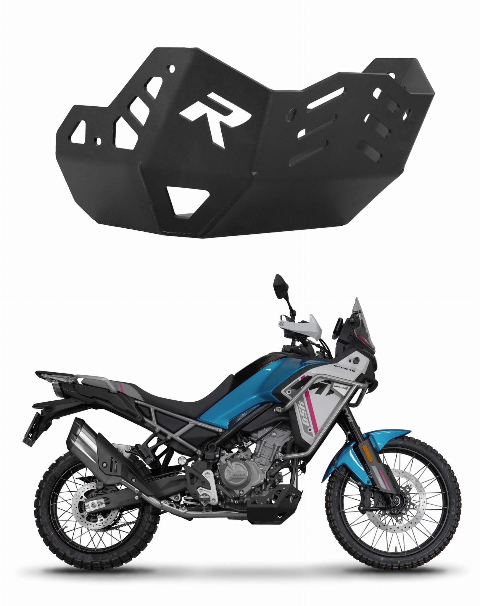 CF MOTO 450 MT 2024 Aluminium 4mm Engine guard Skid plate